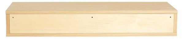 Noční stolek v dekoru dubu s poličkami v přírodní barvě Farsta – Woodman