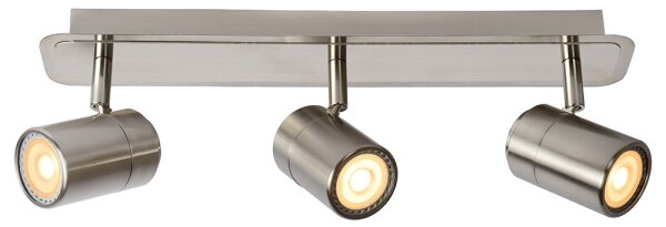 Lucide 26957/15/12 - LED Bodové svítidlo LENNERT 3xGU10/5W/230V matný chrom