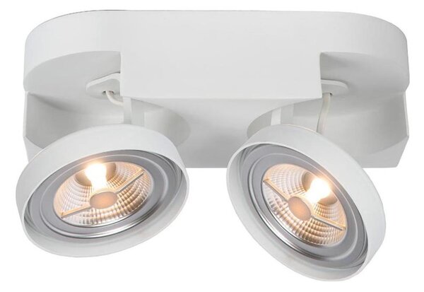 Lucide 22960/20/31 - LED Bodové svítidlo VERSUM AR111 2xG53/10W/230V bílá