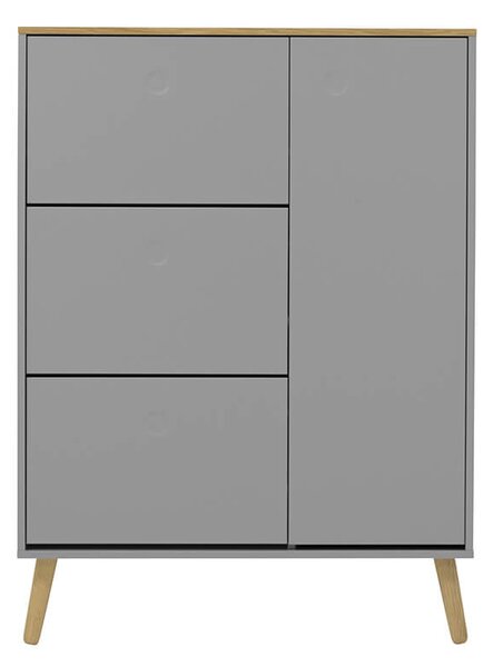 Botník todo 94 x 128 cm šedý