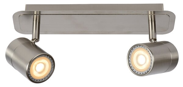 Lucide 26957/10/12 - LED Bodové svítidlo LENNERT 2xGU10/5W/230V matný chrom