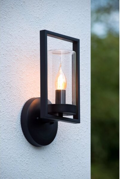 Lucide 29827/01/30 - Venkovní nástěnné svítidlo NISPEN 1xE14/40W/230V IP44