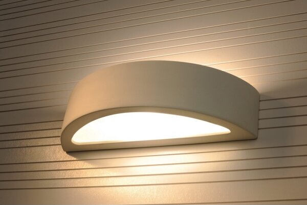 Sollux SL.0001 - Nástěnné svítidlo ATENA 1xE27/60W/230V 40,5 cm bílá
