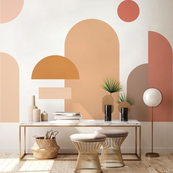 Samolepka na zeď 120x250 cm Abstract Sunset – Ambiance