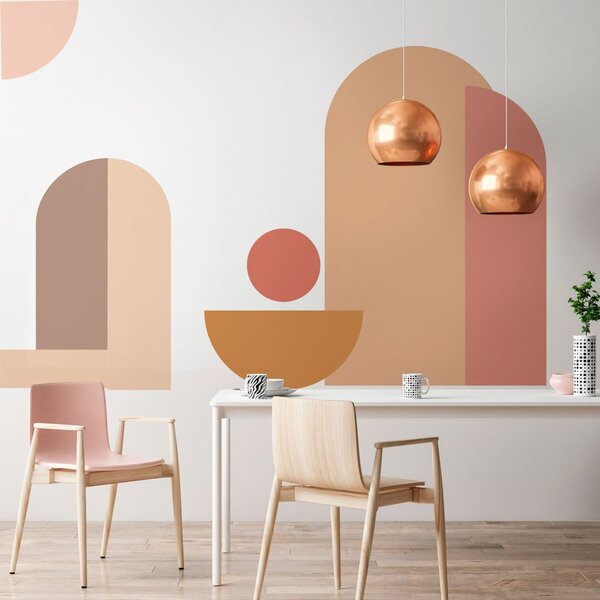 Samolepka na zeď 120x250 cm Abstract Sunset – Ambiance