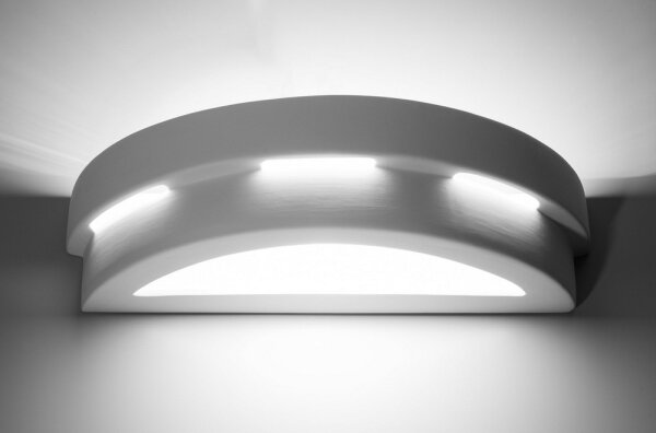 Sollux SL.0002 - Nástěnné svítidlo HELIOS 1xE27/60W/230V bílá