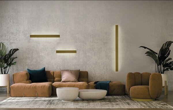 ACB Iluminacion Nástěnné LED svítidlo FOSCA, 18W, d. 60 cm, CRI90, CCT switch 2700-4000K Barva: Bílá, Stmívání, řízení: TRIAC