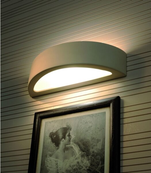 Sollux SL.0001 - Nástěnné svítidlo ATENA 1xE27/60W/230V 40,5 cm bílá