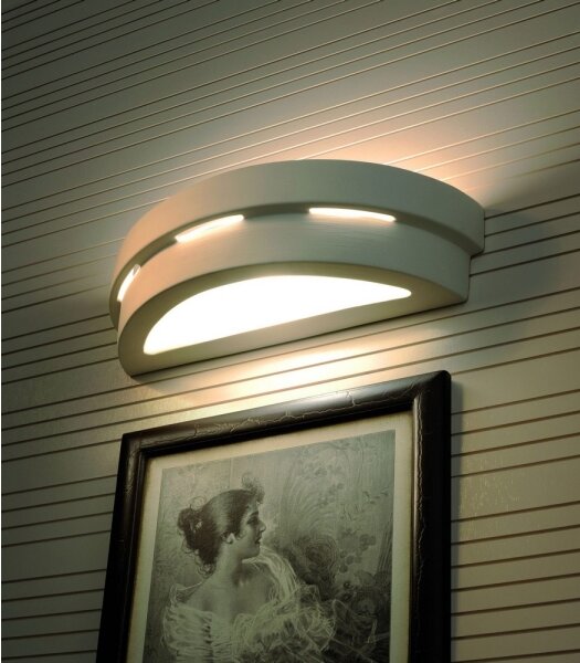 Sollux SL.0002 - Nástěnné svítidlo HELIOS 1xE27/60W/230V bílá