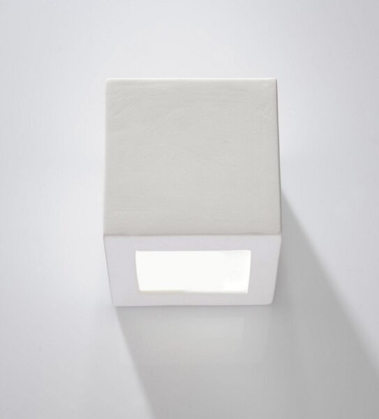 Sollux SL.0005 - Nástěnné svítidlo LEO 1xE27/60W/230V bílá