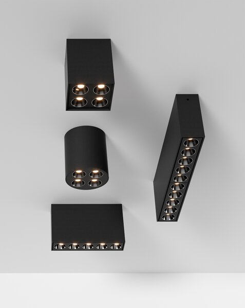ACB Iluminacion Stropní LED svítidlo INVISIBLE, ⌀ 70 mm, 9W, CRI90, UGR