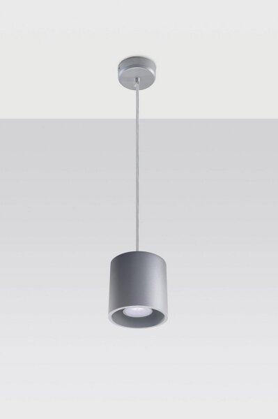 Sollux SL.0052 - Lustr na lanku ORBIS 1 1xGU10/40W/230V šedá