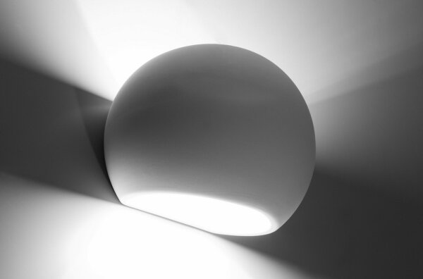 Sollux SL.0032 - Nástěnné svítidlo GLOBE 1xE27/60W/230V bílá