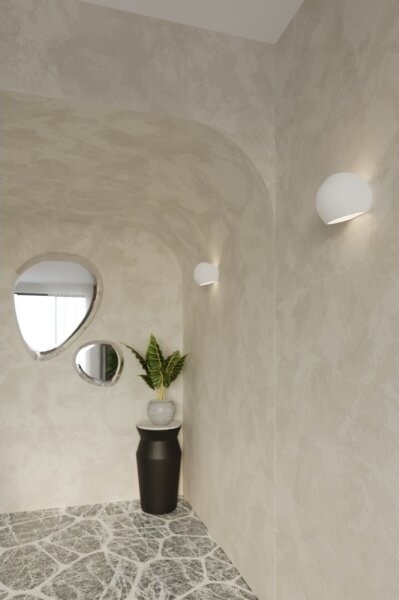 Sollux SL.0032 - Nástěnné svítidlo GLOBE 1xE27/60W/230V bílá