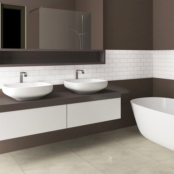 Sada samolepek na kachličky 30 ks 20x10 cm Subway Tiles White – Ambiance