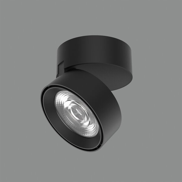 ACB Iluminacion Stropní LED svítidlo MAKO, ⌀ 95 mm, 20W, CRI90 Barva: Černá, Stmívání, řízení: ON/OFF (bez stmívání)