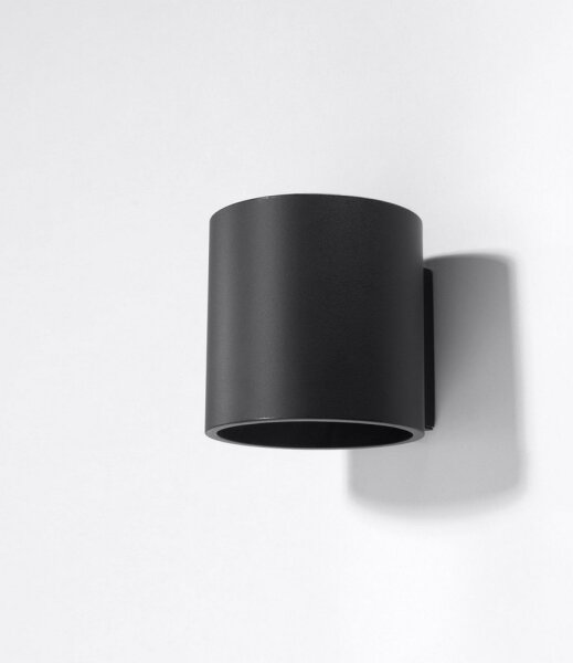 Sollux SL.0048 - Nástěnné svítidlo ORBIS 1 1xG9/40W/230V černá