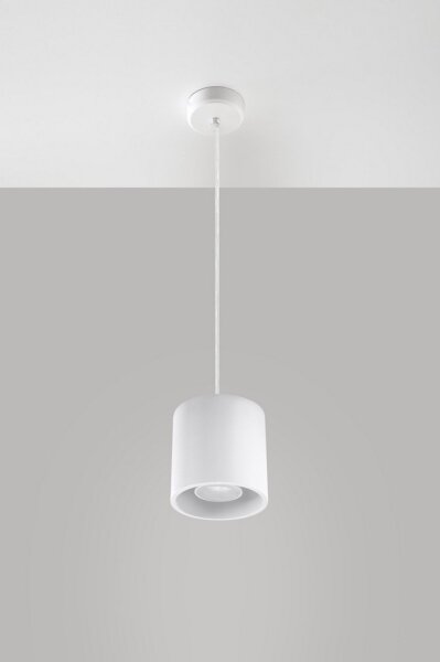 Sollux SL.0053 - Lustr na lanku ORBIS 1 1xGU10/40W/230V bílá