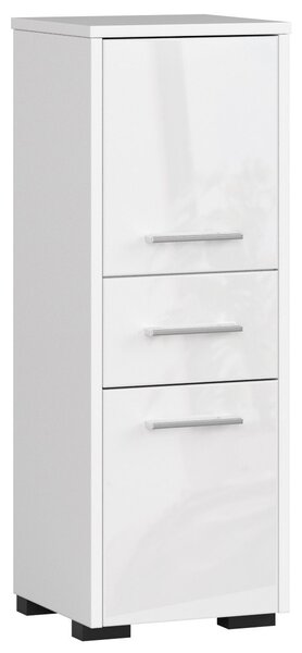 Ak furniture Koupelnová skříňka Fin bílá lesk