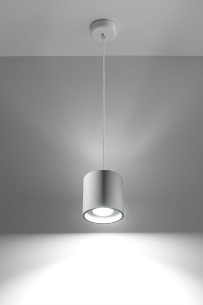 Sollux SL.0053 - Lustr na lanku ORBIS 1 1xGU10/40W/230V bílá