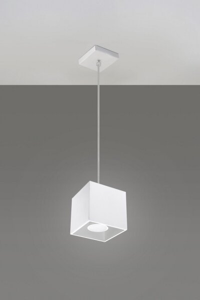 Sollux SL.0062 - Lustr na lanku QUAD 1 1xGU10/40W/230V bílá