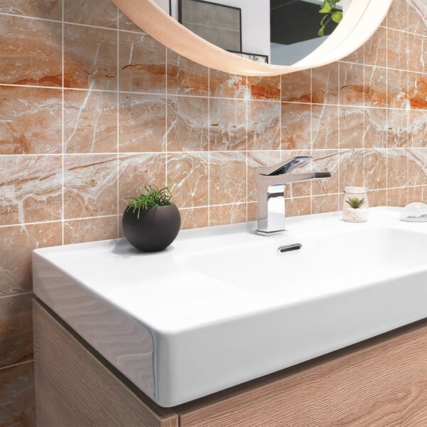 Sada samolepek na kachličky 24 ks 15x15 cm Marble Tiles Torino – Ambiance