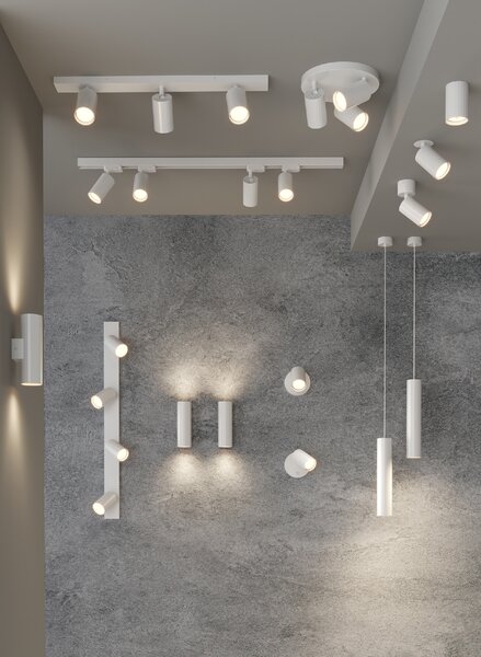 ACB Iluminacion Stropní reflektor MODRIAN, v. 10 cm, 1xGU10 8W Barva: Bílá