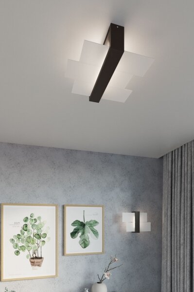 Sollux SL.0075 - Nástěnné svítidlo FENIKS 1 1xE27/60W/230V wenge