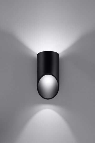 Sollux SL.0113 - Nástěnné svítidlo PENNE 20 1xG9/40W/230V černá