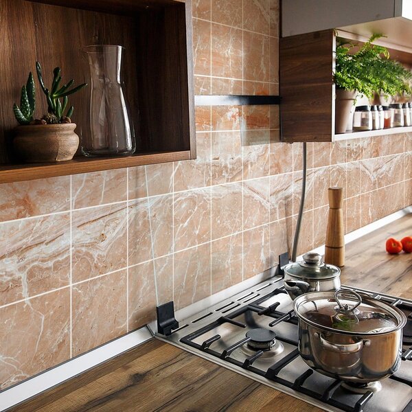 Sada samolepek na kachličky 24 ks 15x15 cm Marble Tiles Torino – Ambiance