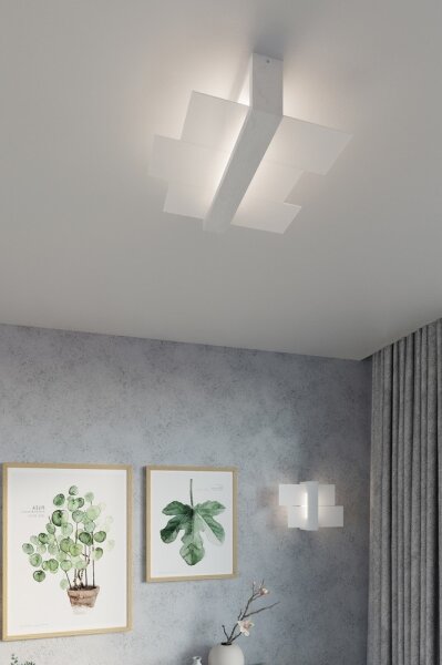 Sollux SL.0079 - Nástěnné svítidlo FENIKS 1 1xE27/60W/230V bílá