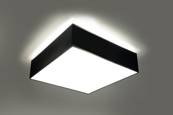 Sollux SL.0136 - Stropní svítidlo HORUS 35 2xE27/60W/230V černá
