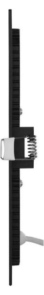 EMOS ZD2343 NEXXO - Podhledový černý LED panel, 18W, 1600lm, 3000 + 3500 + 4000K, IP40/IP20, 22,5 x 22,5cm (Vestavné černé čtvercové svítidlo do sádrokartonu se změnou barvy světla)
