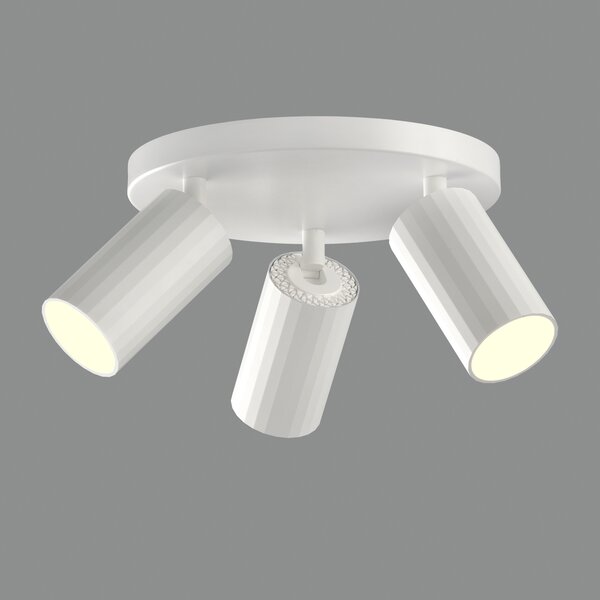 ACB Iluminacion Stropní svítidlo MODRIAN, ⌀ 22 cm, 3xGU10 8W Barva: Bílá