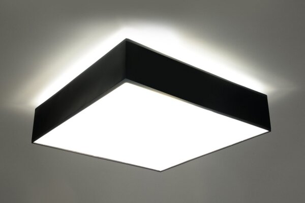 Sollux SL.0139 - Stropní svítidlo HORUS 45 3xE27/60W/230V černá