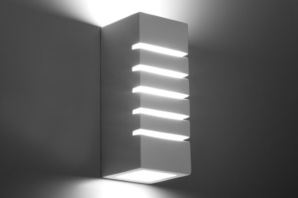 Sollux SL.0161 - Nástěnné svítidlo SAMIR 1xE27/60W/230V bílá