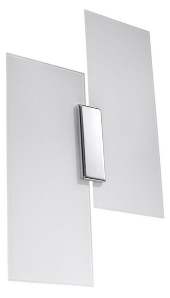 Sollux SL.0197 - Nástěnné svítidlo FABIANO 2xE27/15W/230V bílá/chrom