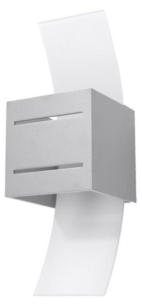 Sollux SL.0202 - Nástěnné svítidlo LORETO 1xG9/40W/230V šedá