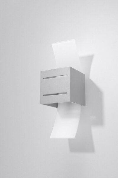 Sollux SL.0202 - Nástěnné svítidlo LORETO 1xG9/40W/230V šedá