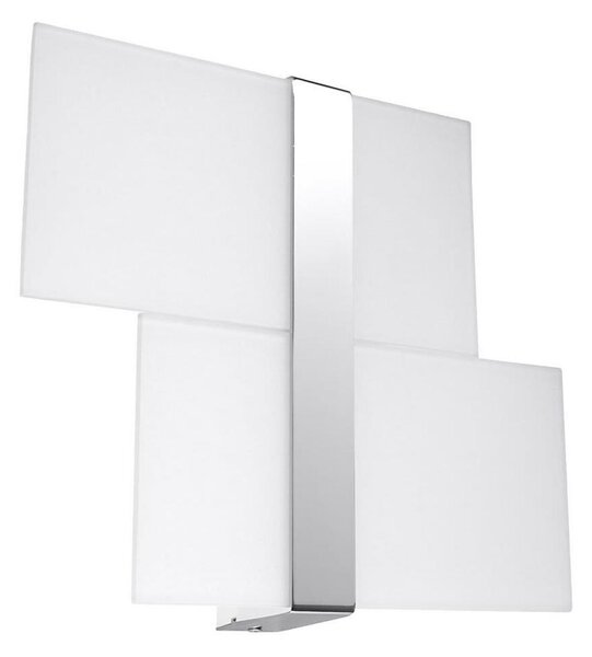 Sollux SL.0187 - Nástěnné svítidlo MASSIMO 2xG9/40W/230V bílá/chrom