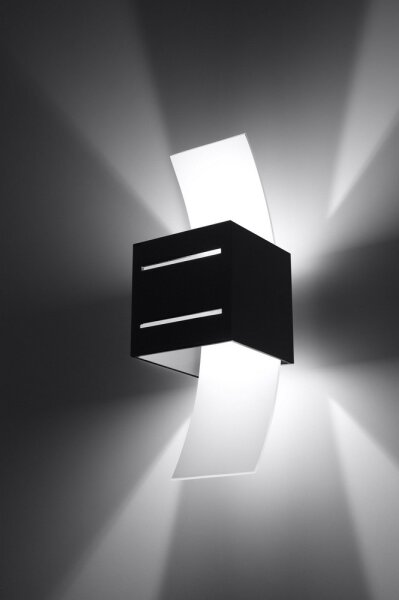 Sollux SL.0201 - Nástěnné svítidlo LORETO 1xG9/40W/230V černá