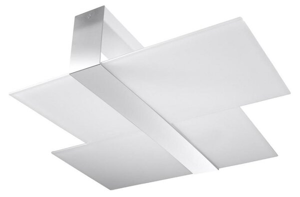 Sollux SL.0188 - Stropní svítidlo MASSIMO 2xE27/60W/230V bílá/chrom