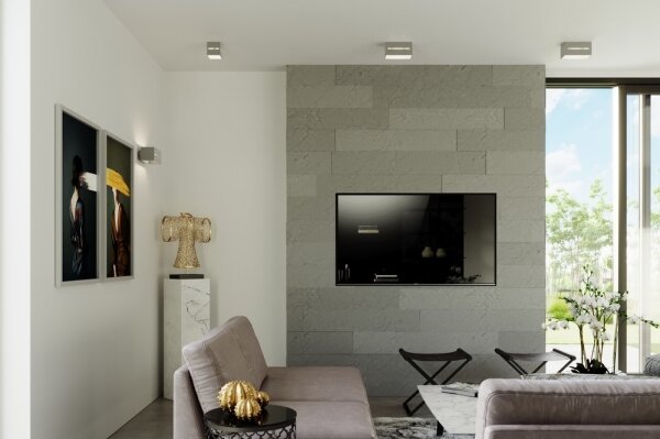 Sollux SL.0205 - Nástěnné svítidlo LOBO 1xG9/40W/230V šedá