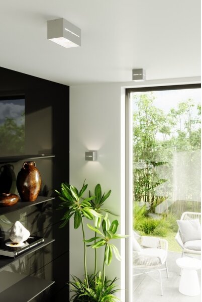 Sollux SL.0205 - Nástěnné svítidlo LOBO 1xG9/40W/230V šedá