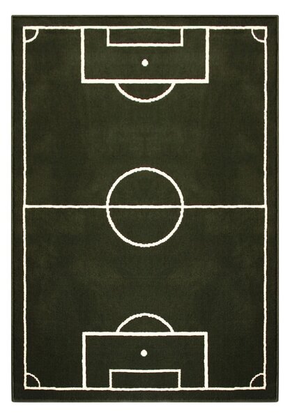 Dětský zelený koberec Hanse Home Football Field, 80 x 150 cm