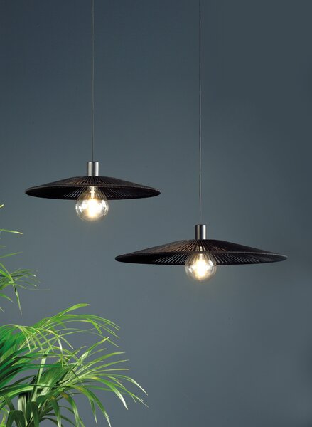 ACB Iluminacion Závěsné svítidlo PAMELA, ⌀ 50 cm, 1xE27 15W Barva: Černá