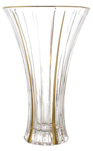 KŘISTÁLOVÁ VÁZA BOHEMIA PRESTIGE TIMELESS GOLD 320MM