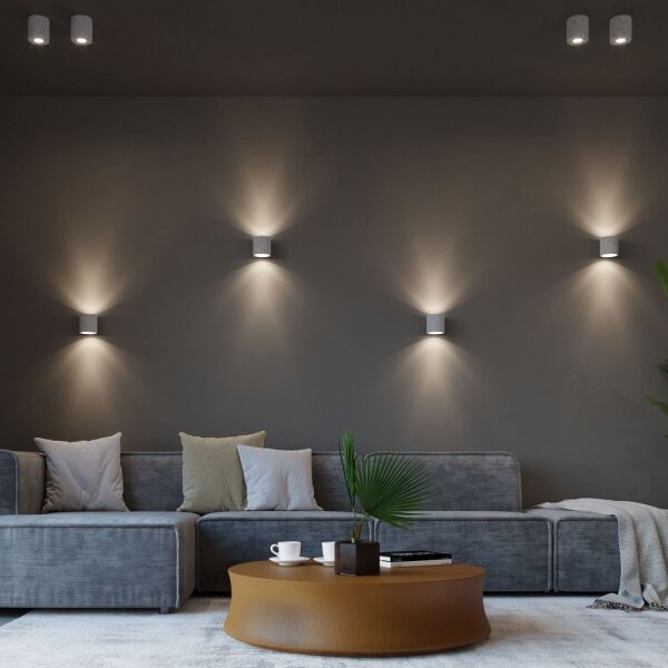 Sollux SL.0486 - Nástěnné svítidlo ORBIS 1xG9/40W/230V beton