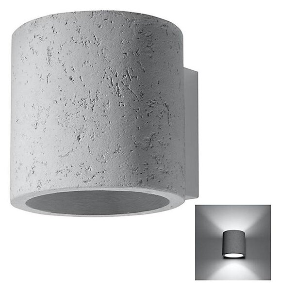 Sollux SL.0486 - Nástěnné svítidlo ORBIS 1xG9/40W/230V beton