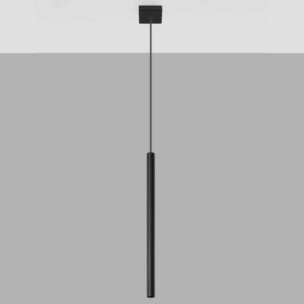 Sollux SL.0469 - Lustr na lanku PASTELO 1 1xG9/8W/230V černá